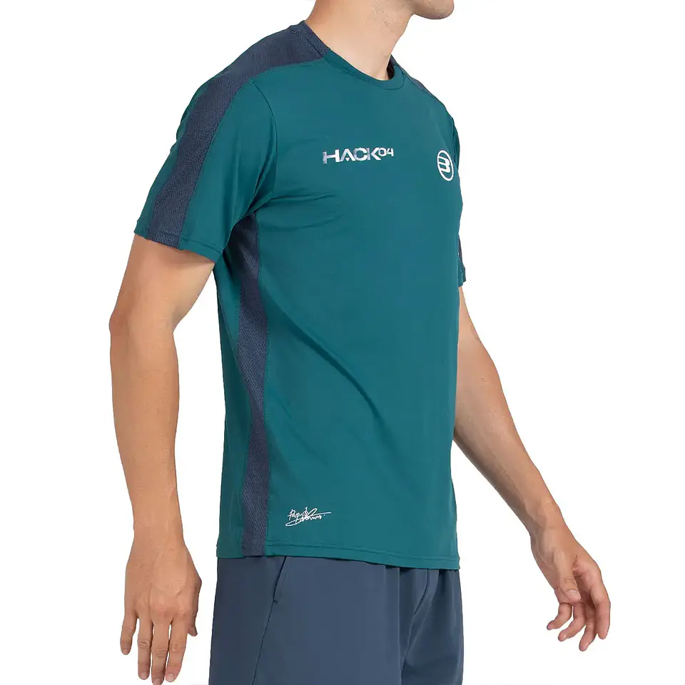 Bullpadel Camiseta Paquito Navarro 25I Verde Oscuro 3