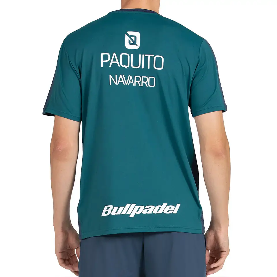 Bullpadel Camiseta Paquito Navarro 25I Verde Oscuro 4