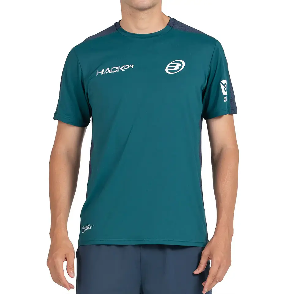Bullpadel Camiseta Paquito Navarro 25I Verde Oscuro 1