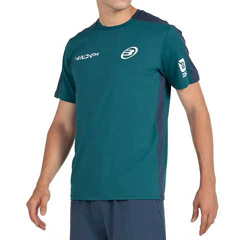 Bullpadel Camiseta Paquito Navarro 25I Verde Oscuro