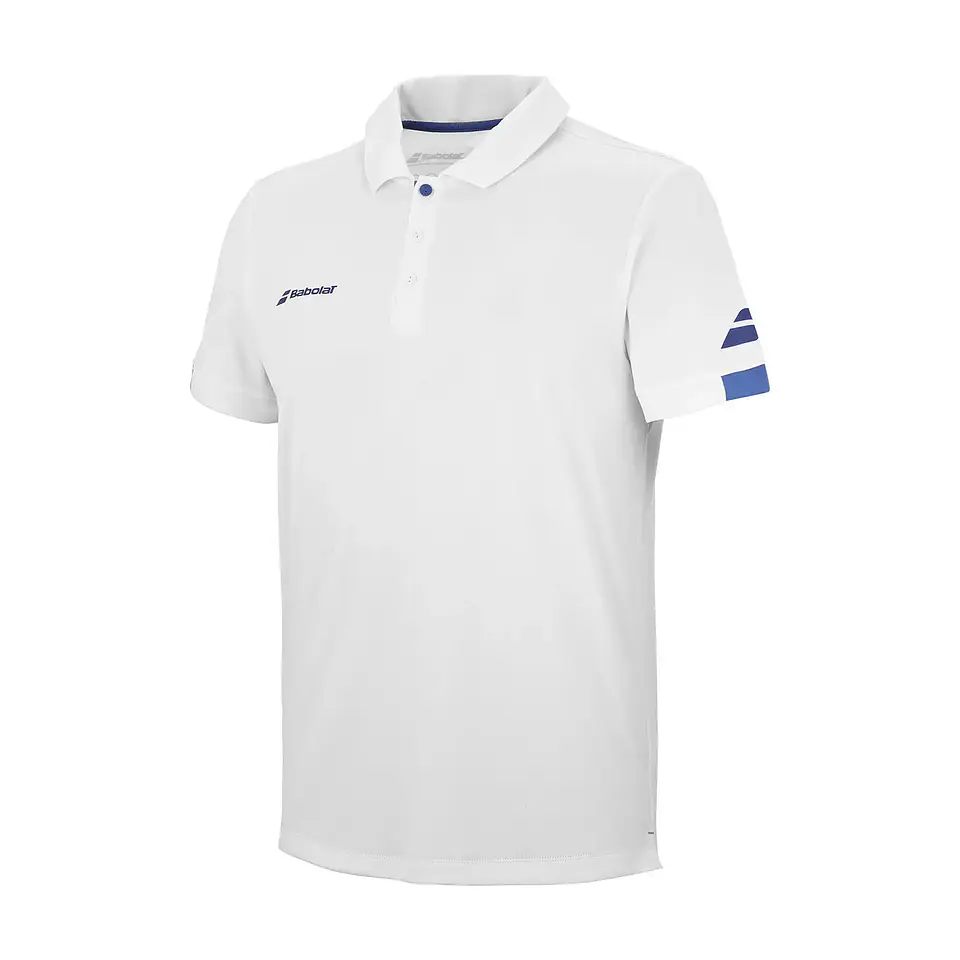 Polera Babolat Play Polo Blanco 2