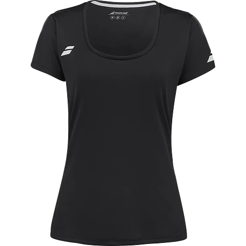 Polera Babolat Play Cap Sleeve Top Negra