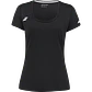 Polera Babolat Play Cap Sleeve Top Negra - Miniatura 1