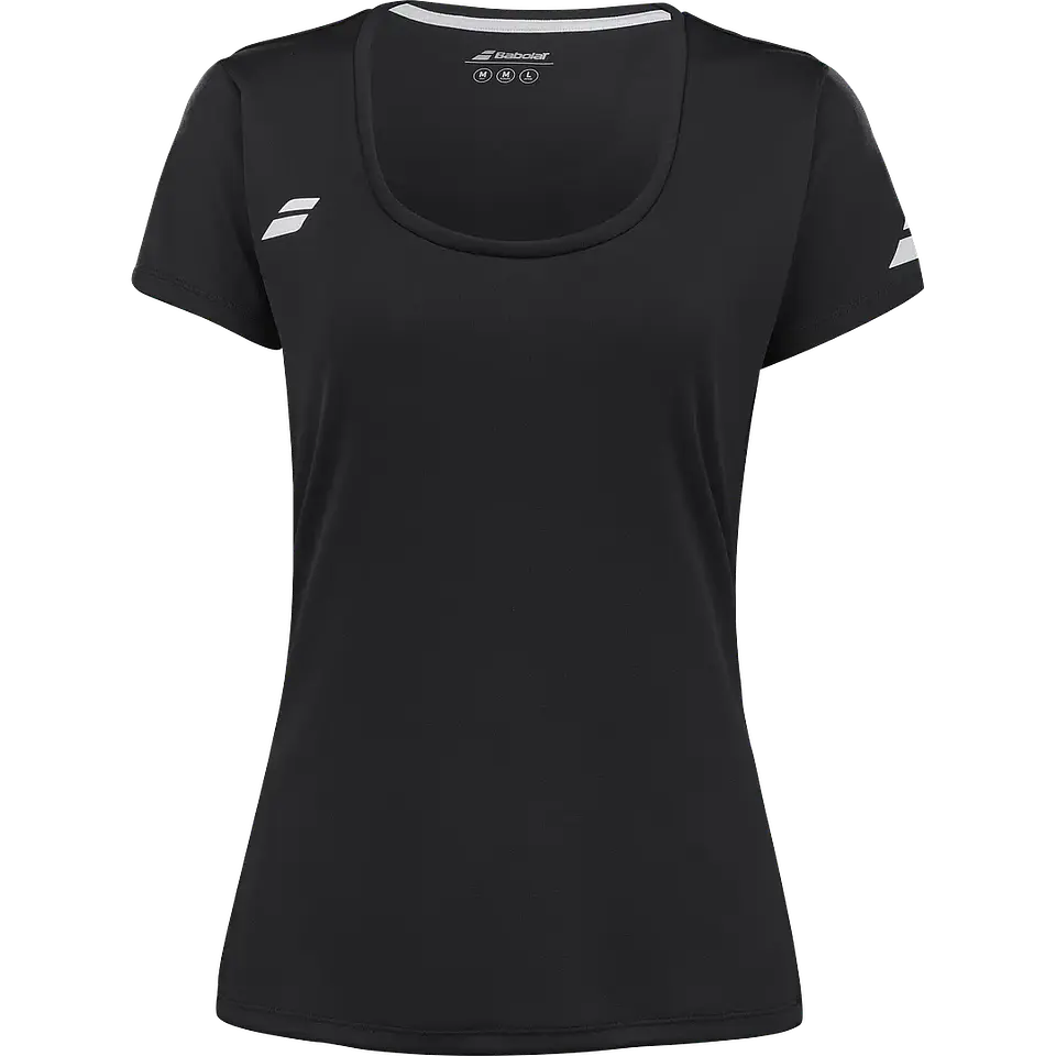 Polera Babolat Play Cap Sleeve Top Negra 1