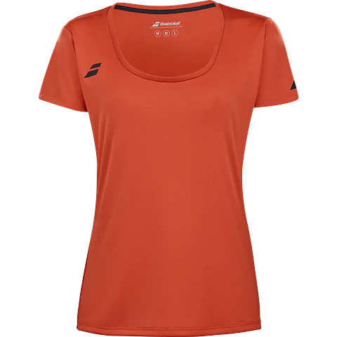Polera Babolat Play Cap Sleeve Top Rojo