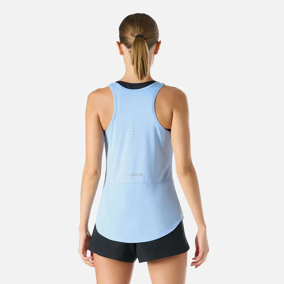 Vulcano Built to move Tank Top Celeste 5