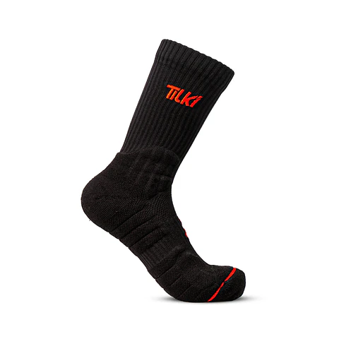 Calcetín Crew D2 Tilki Lehinde Black Orange M24W 