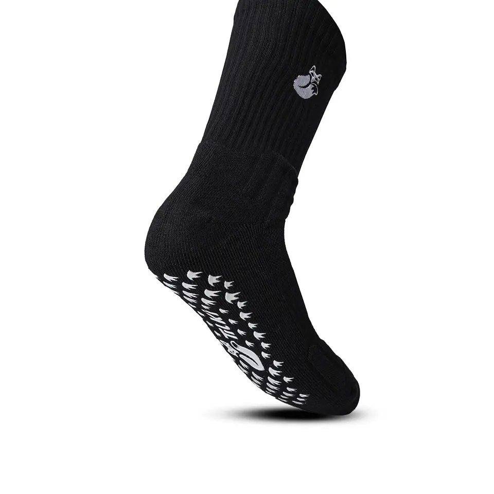 Calcetin Antideslizante 2.0 Tilki Lehinde Black White M26S 2