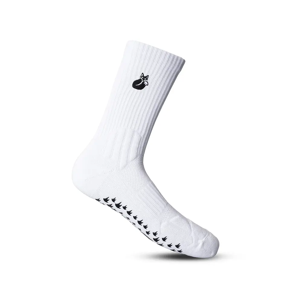 Calcetin Antideslizante 2.0 Tilki Lehinde White Black M26S 1