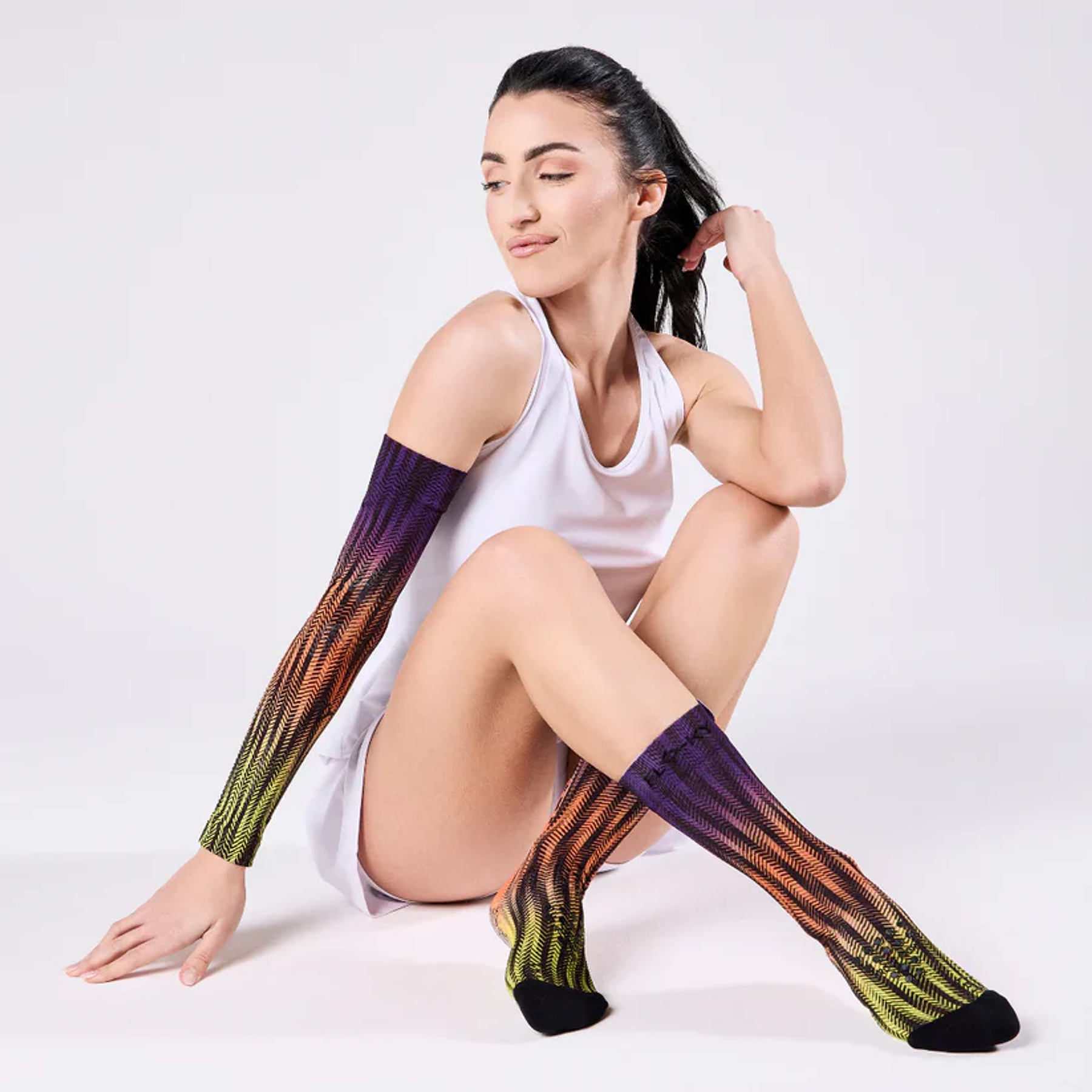 Floky Calcetín S-Mash 3D White