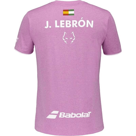 Babolat Polera Crew Neck Lebron Rosa