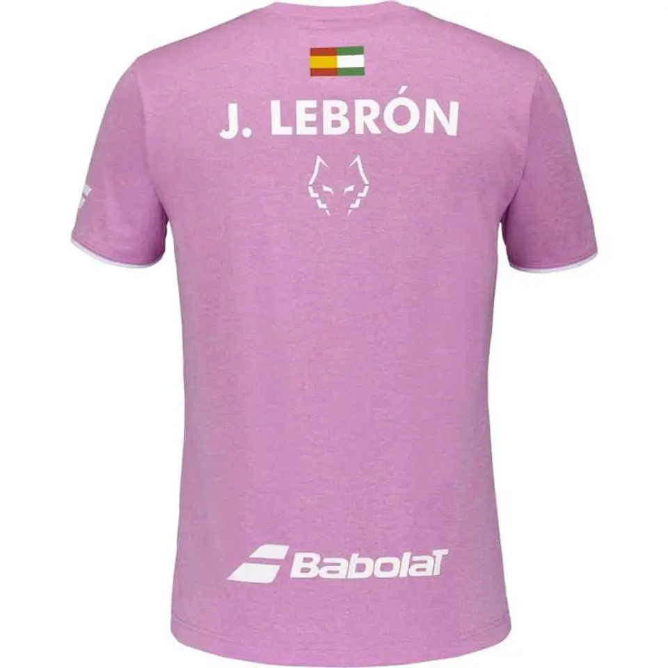 Babolat Polera Crew Neck Lebron Rosa 2