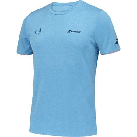 Babolat Polera Crew Neck Lebron Azul Claro