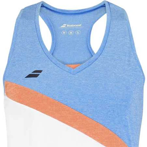 Babolat Polera Play Mujer Tank Top Blanco Azul