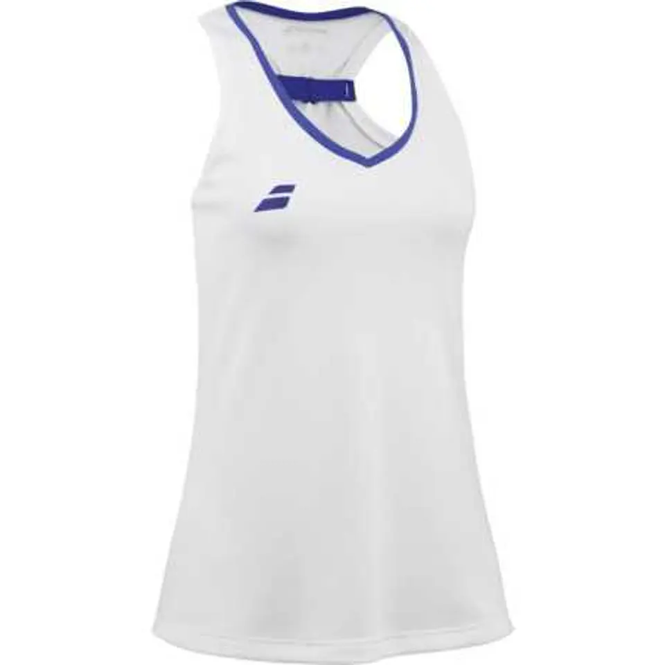 Babolat Polera Play Mujer Tank Top Blanco 2