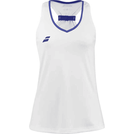 Babolat Polera Play Mujer Tank Top Blanco