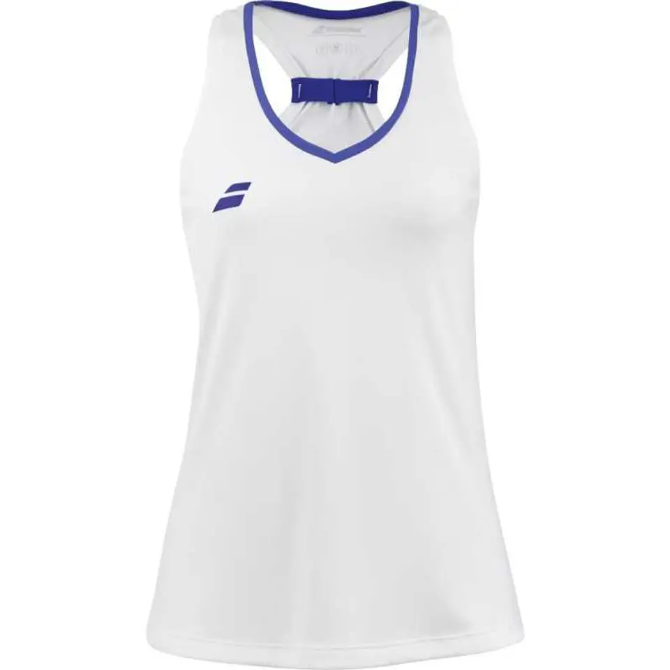 Babolat Polera Play Mujer Tank Top Blanco 1