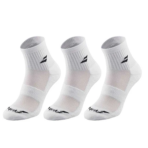 Babolat Calcetines Unisex Quarter Blanco X3