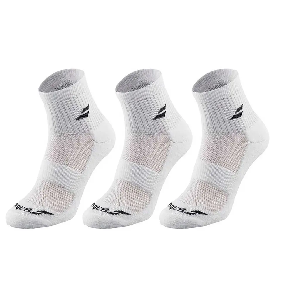 Babolat Calcetines Unisex Quarter Blanco X3 1
