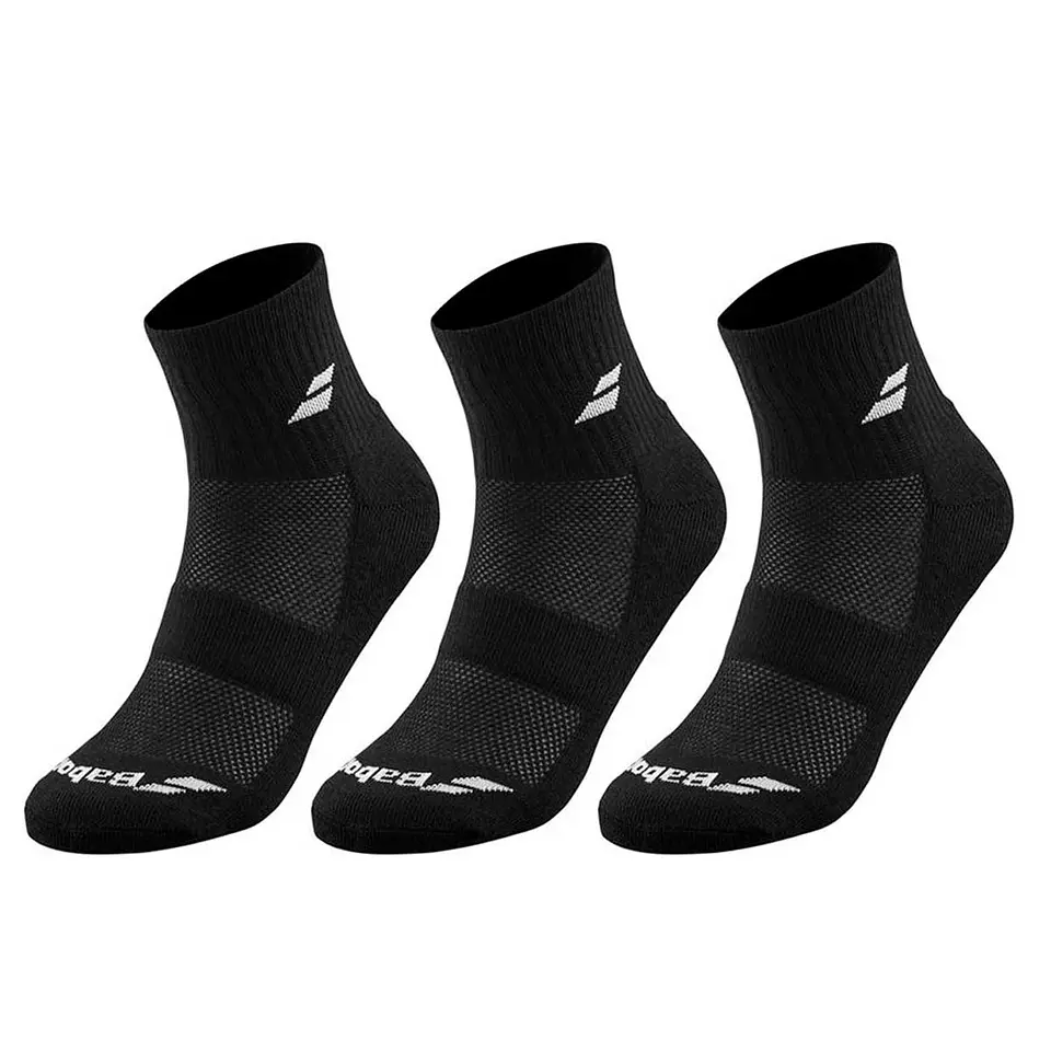 Babolat Calcetines Unisex Negro X3 1