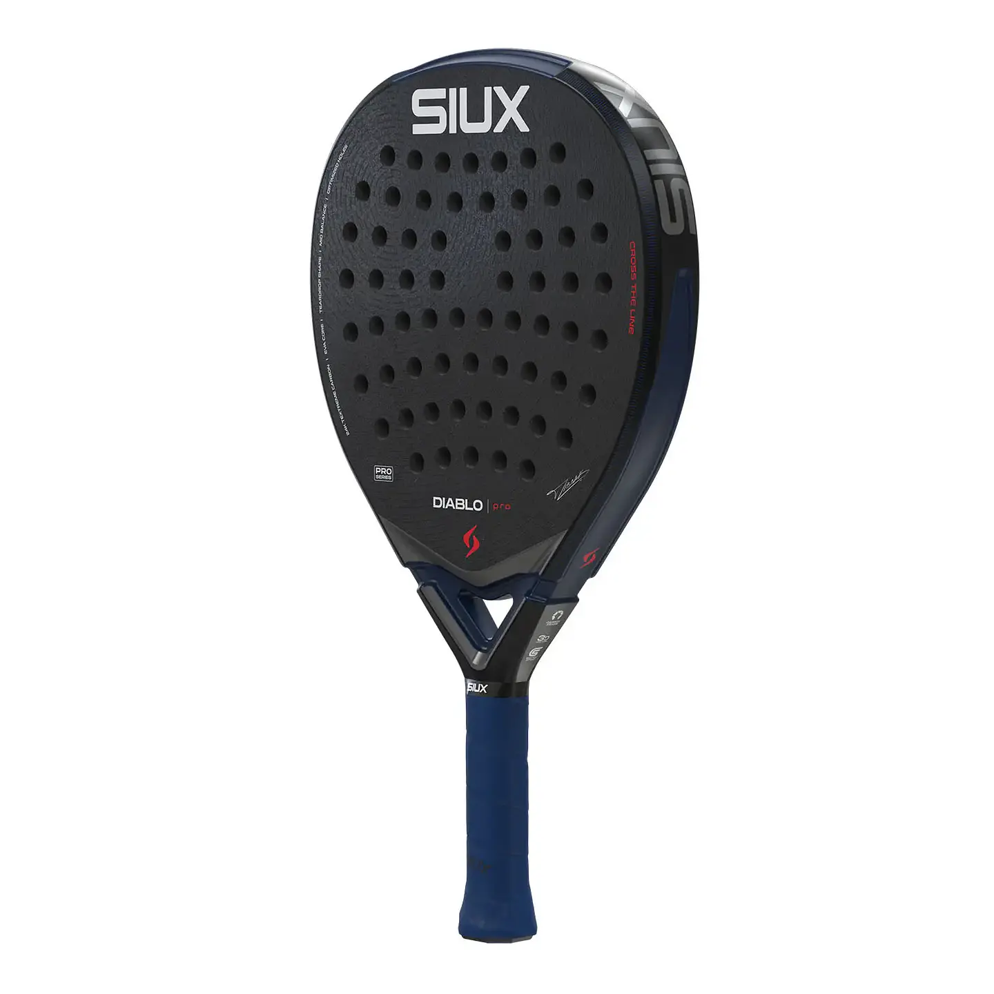 Pala de pádel Siux Diablo pro Night Blue Tino Libaak 2026 4