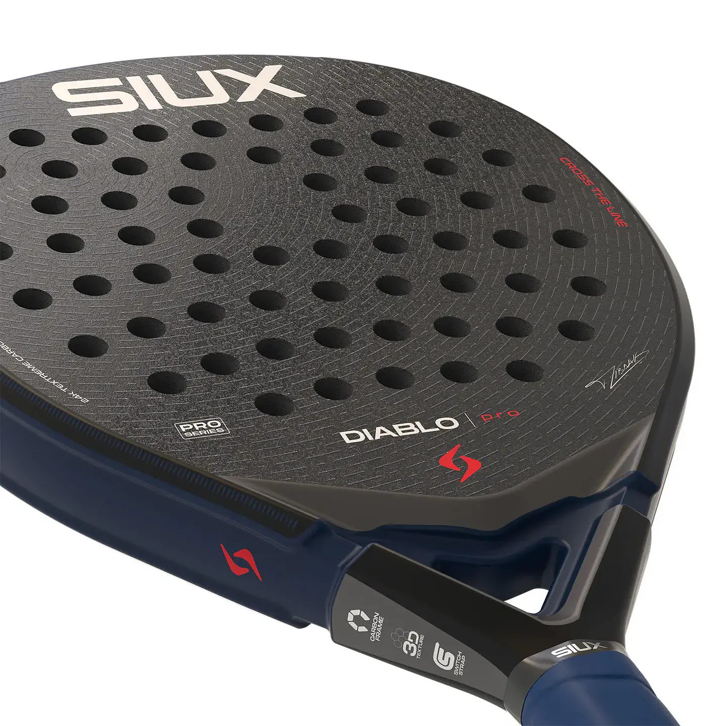 Pala de pádel Siux Diablo pro Night Blue Tino Libaak 2026 6