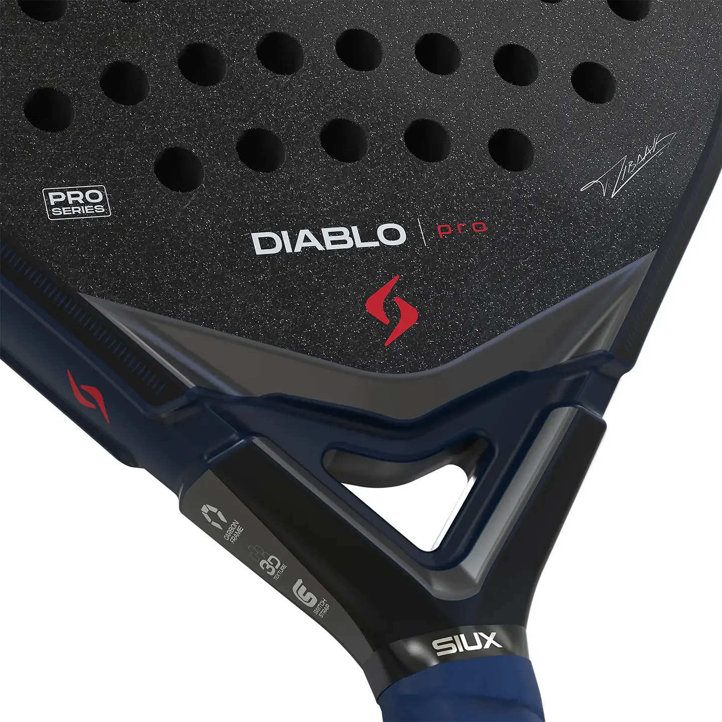 Pala de pádel Siux Diablo pro Night Blue Tino Libaak 2026 7