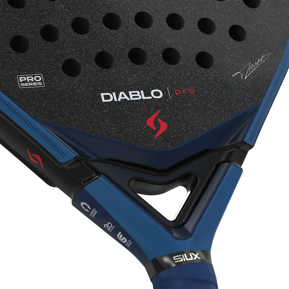 Pala de pádel Siux Diablo Pro Royal Blue 2026 7