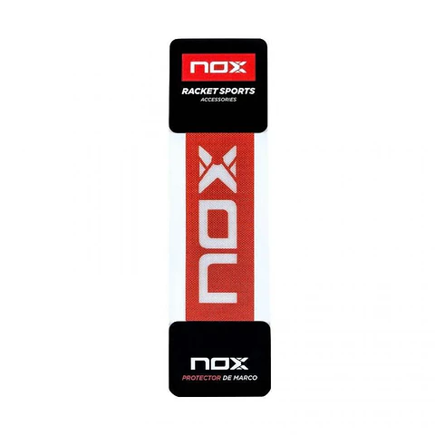 Protector pala de pádel Nox Logo Rojo Blanco