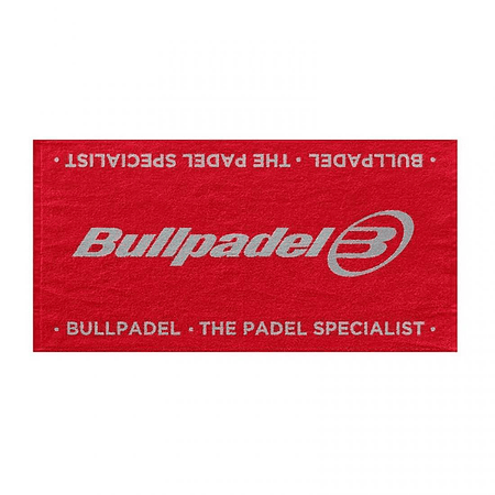 Toalla Bullpadel Roja 100x50 Rojo