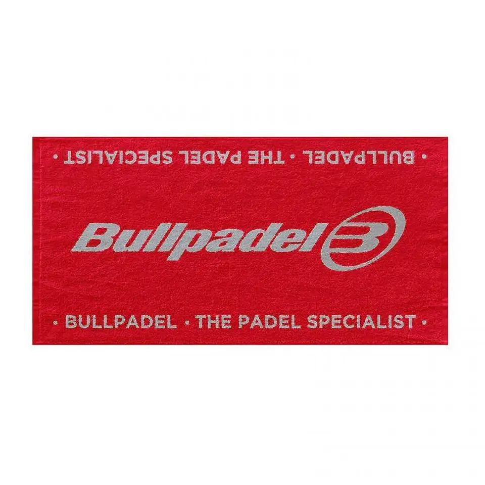 Toalla Bullpadel Roja 100x50 Rojo 1