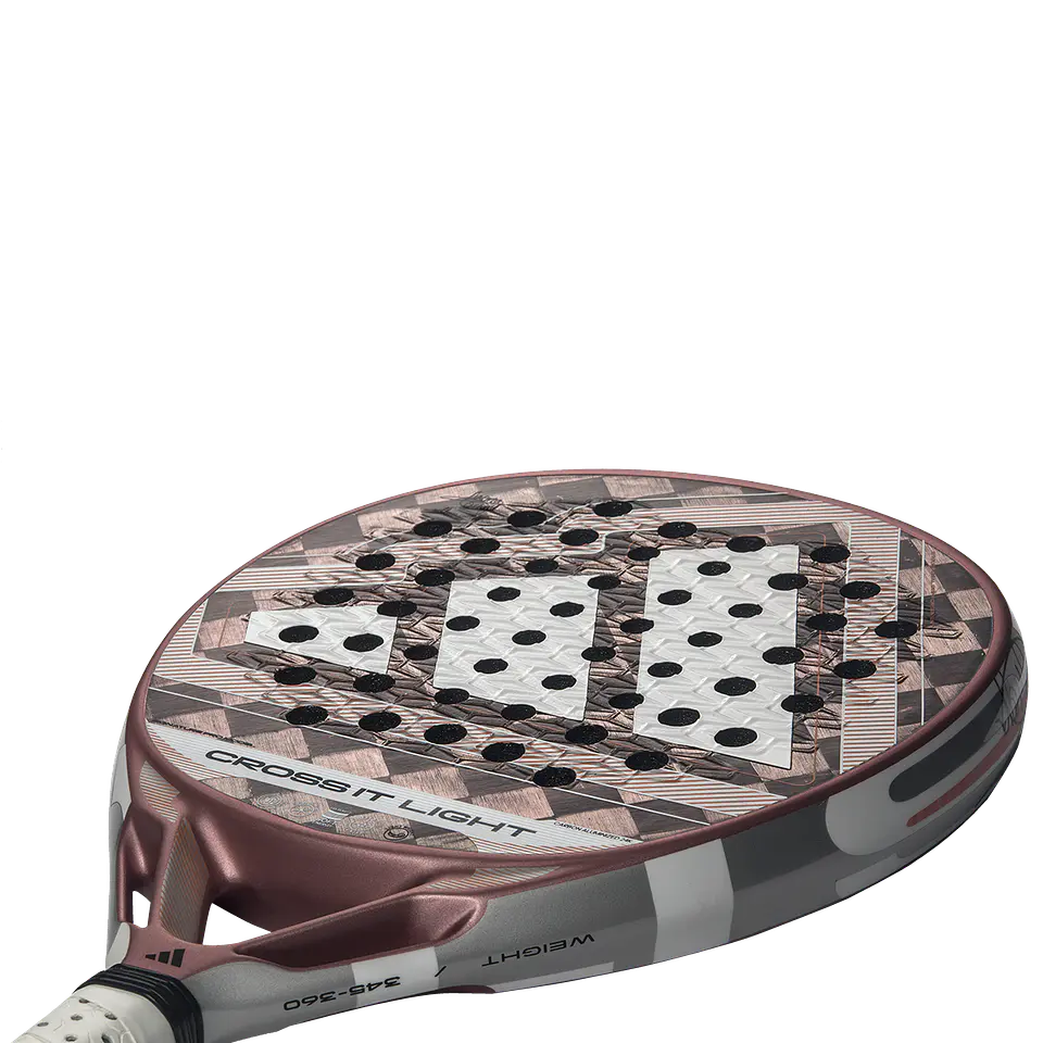 Pala de pádel Adidas Cross It Light 3.5 Pink Silver Martita Ortega 2026 7