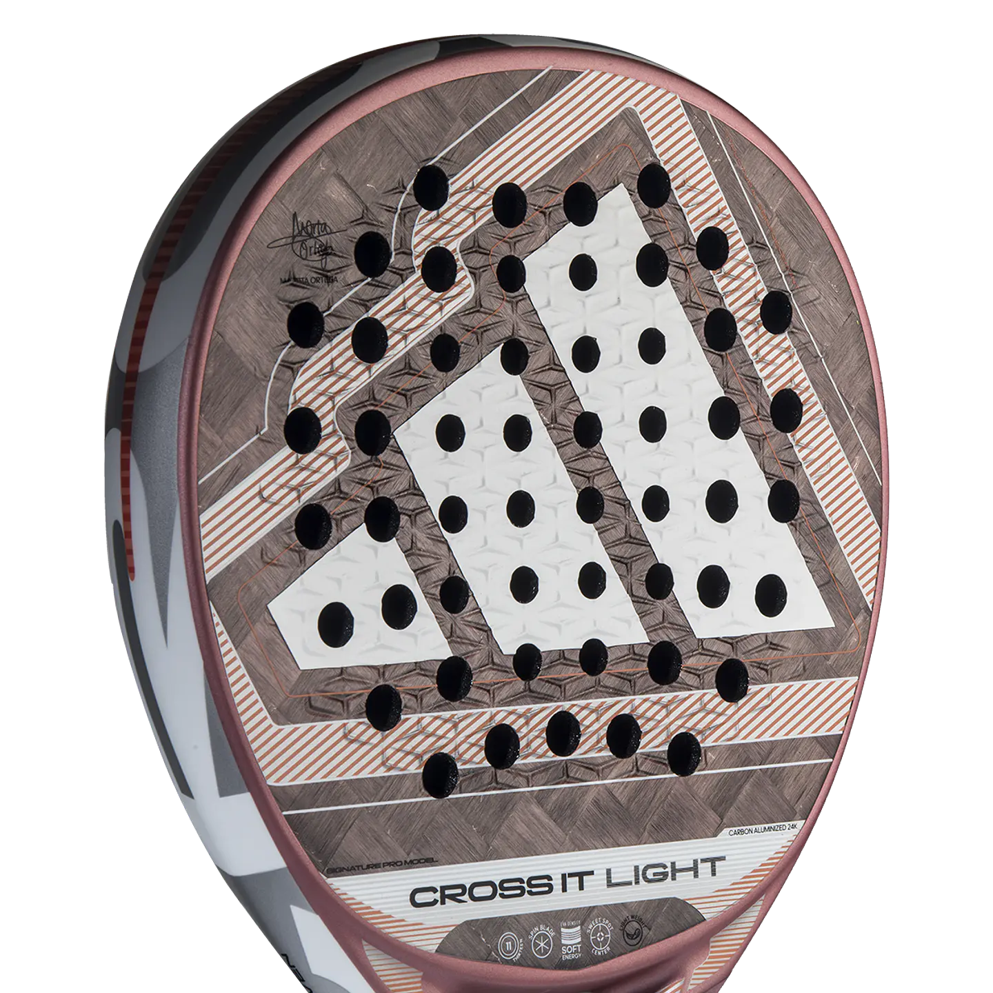 Pala de pádel Adidas Cross It Light 3.5 Pink Silver Martita Ortega 2026 3
