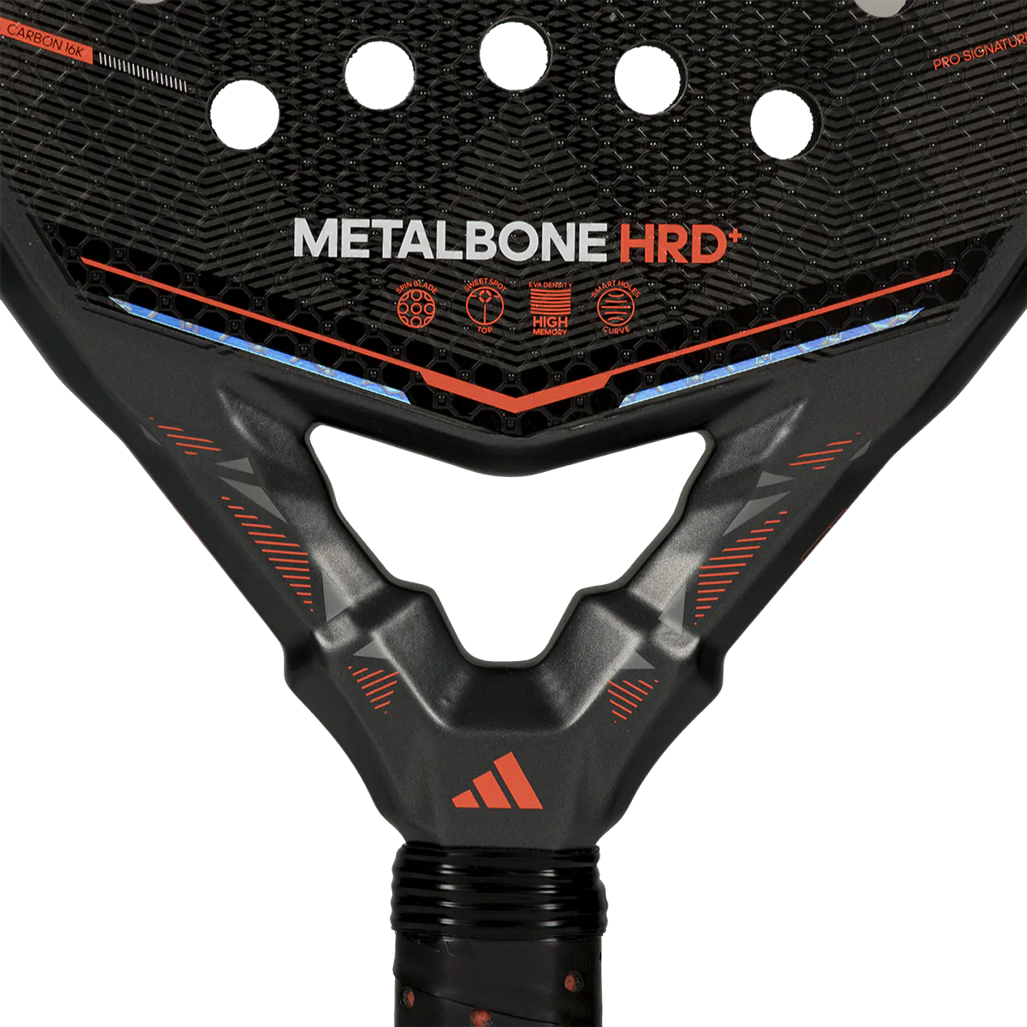 Pala de pádel Adidas Metalbone HRD+ 3.5 Black Red 2026 6