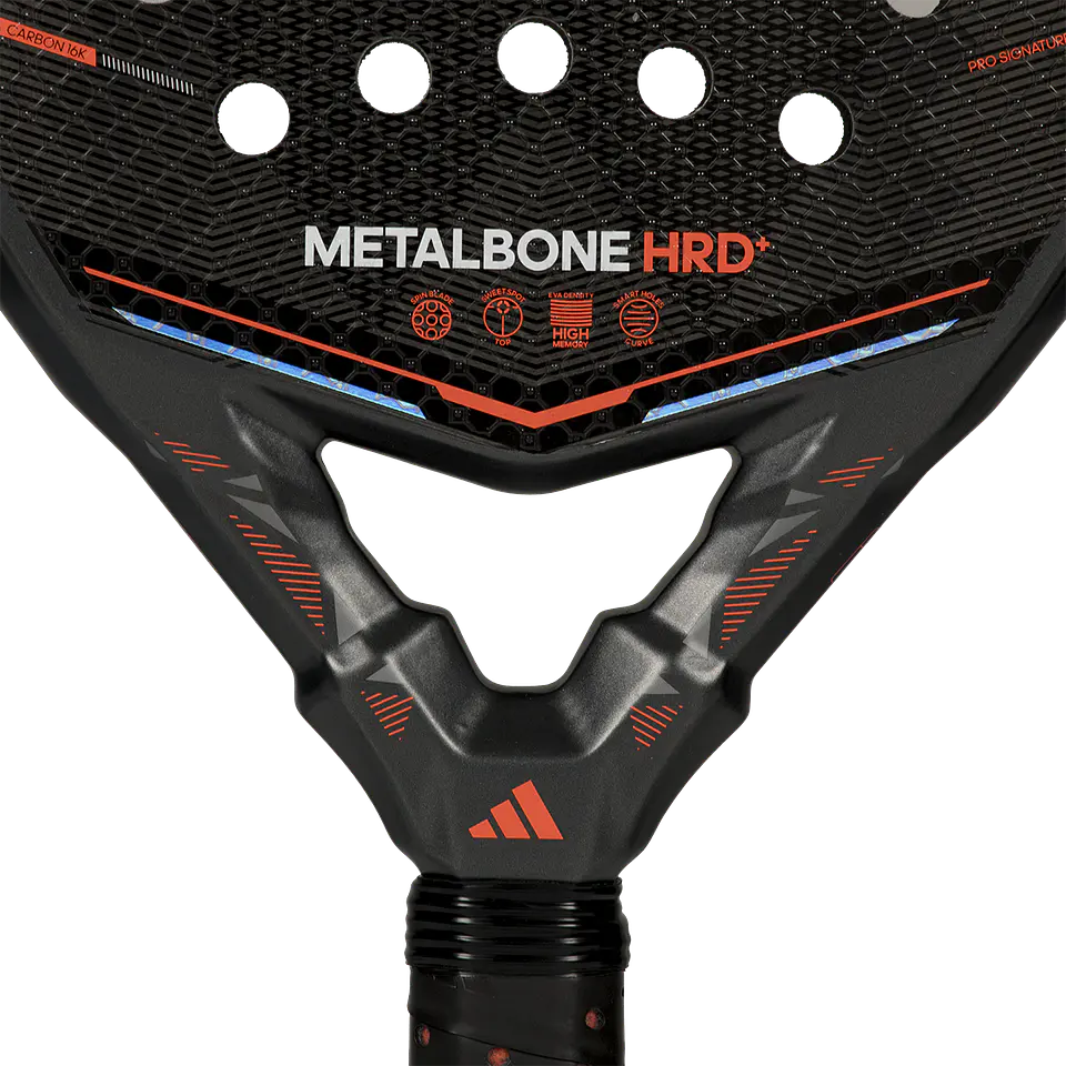 Pala de pádel Adidas Metalbone HRD+ 3.5 Black Red 2026 6