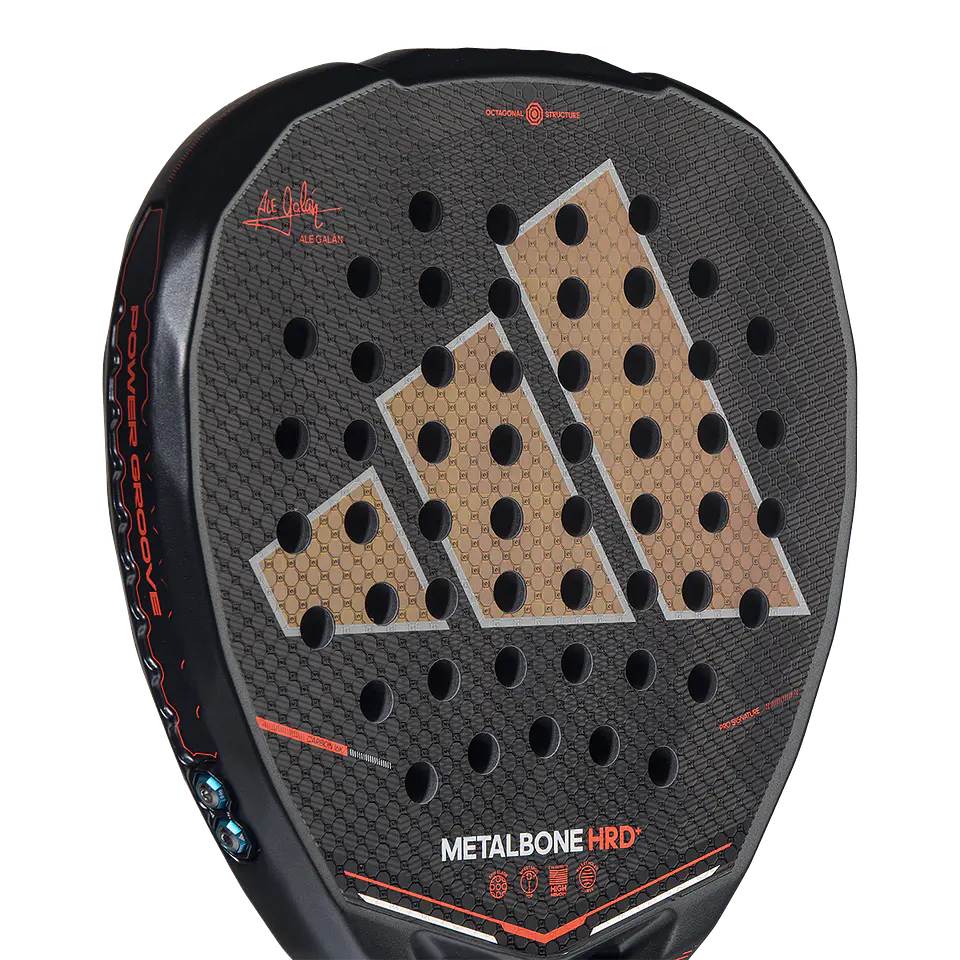 Pala de pádel Adidas Metalbone HRD+ 3.5 Black Red 2026 10