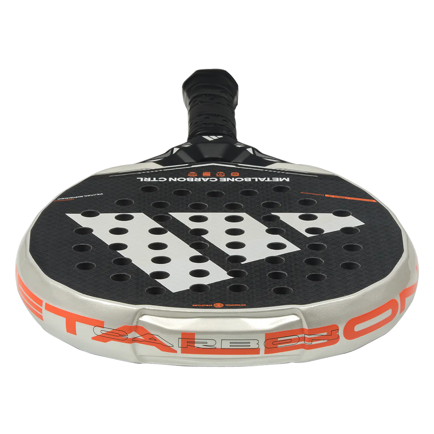Pala de pádel Adidas Metalbone Carbon CTRL 3.5 White Black 2026 6