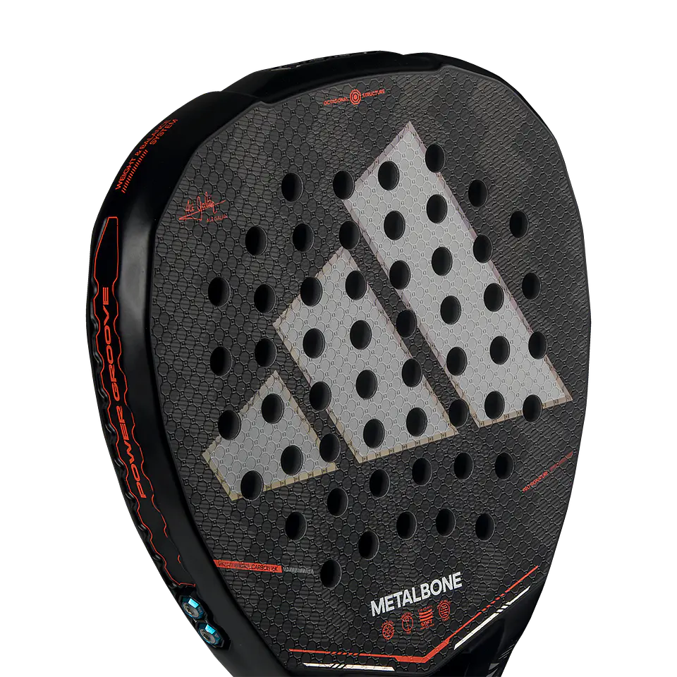 Pala de pádel Adidas Metalbone 3.5 Black Red Ale Galan 2026 4