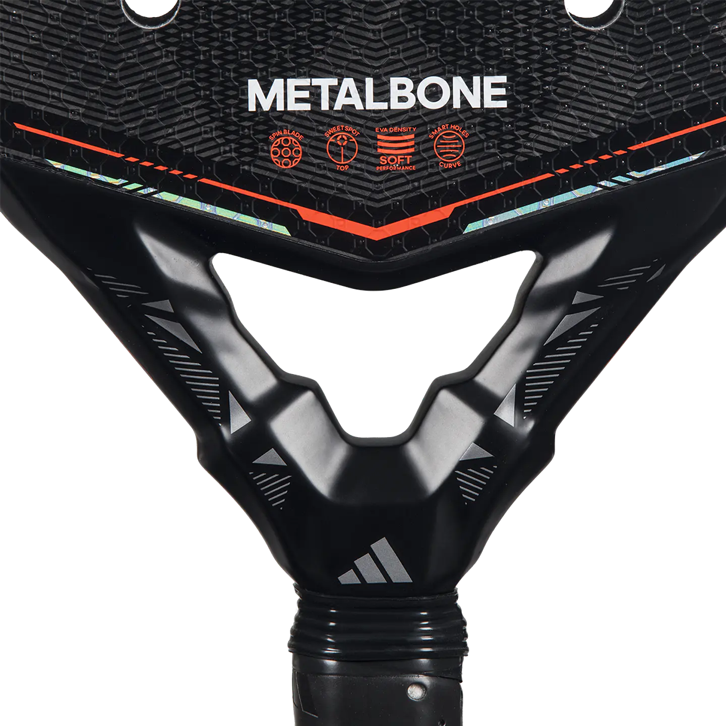 Pala de pádel Adidas Metalbone 3.5 Black Red Ale Galan 2026 5