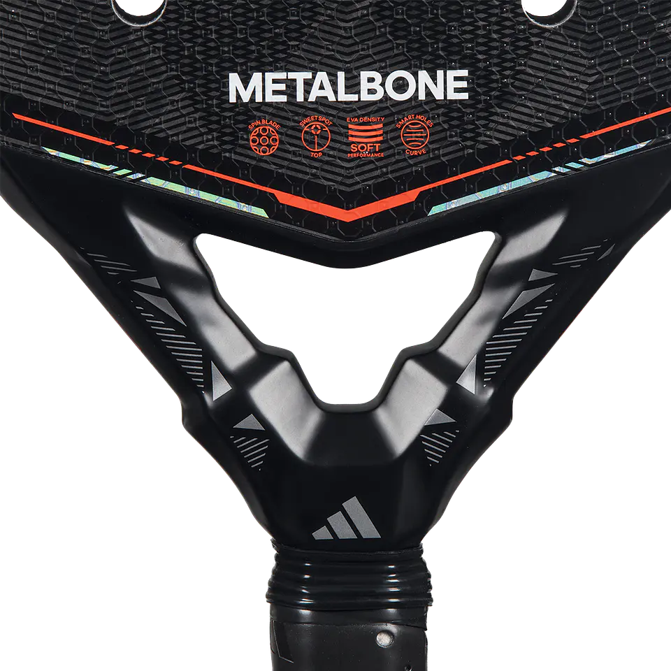 Pala de pádel Adidas Metalbone 3.5 Black Red Ale Galan 2026 5