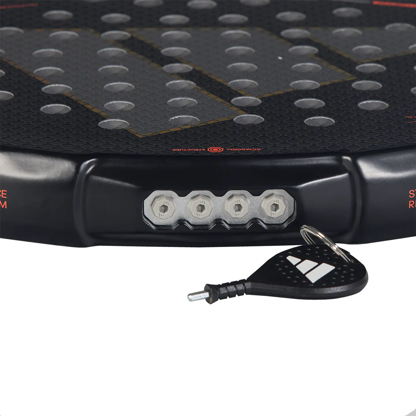 Pala de pádel Adidas Metalbone 3.5 Black Red Ale Galan 2026 8
