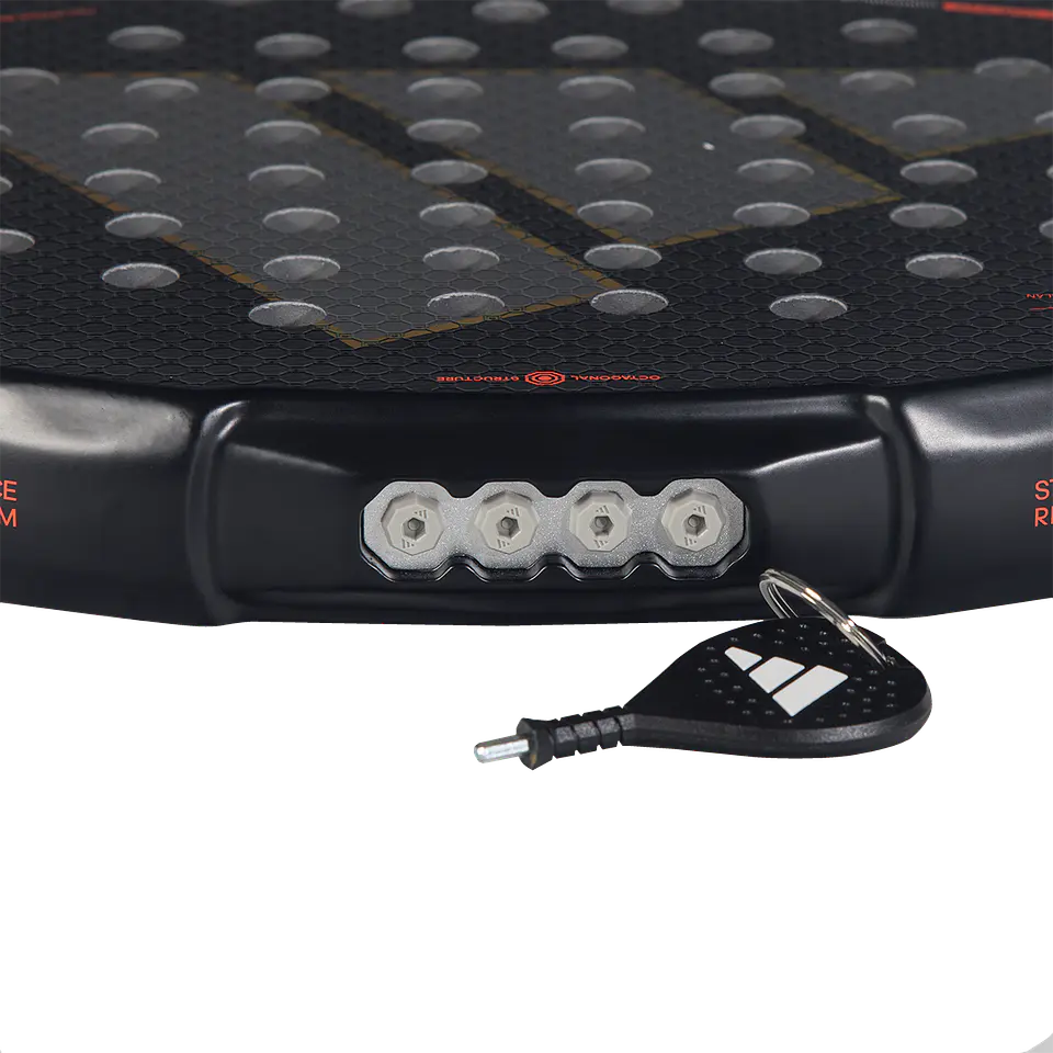 Pala de pádel Adidas Metalbone 3.5 Black Red Ale Galan 2026 8