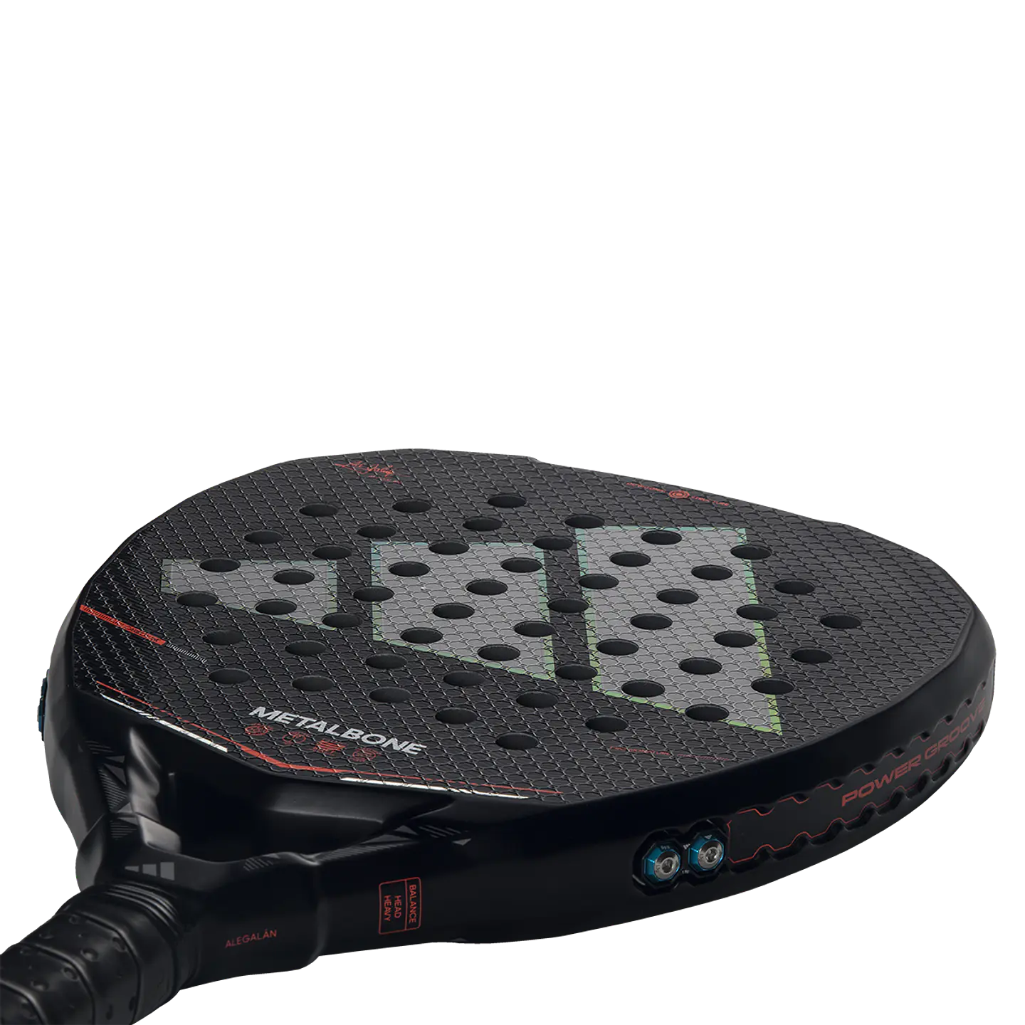 Pala de pádel Adidas Metalbone 3.5 Black Red Ale Galan 2026 10