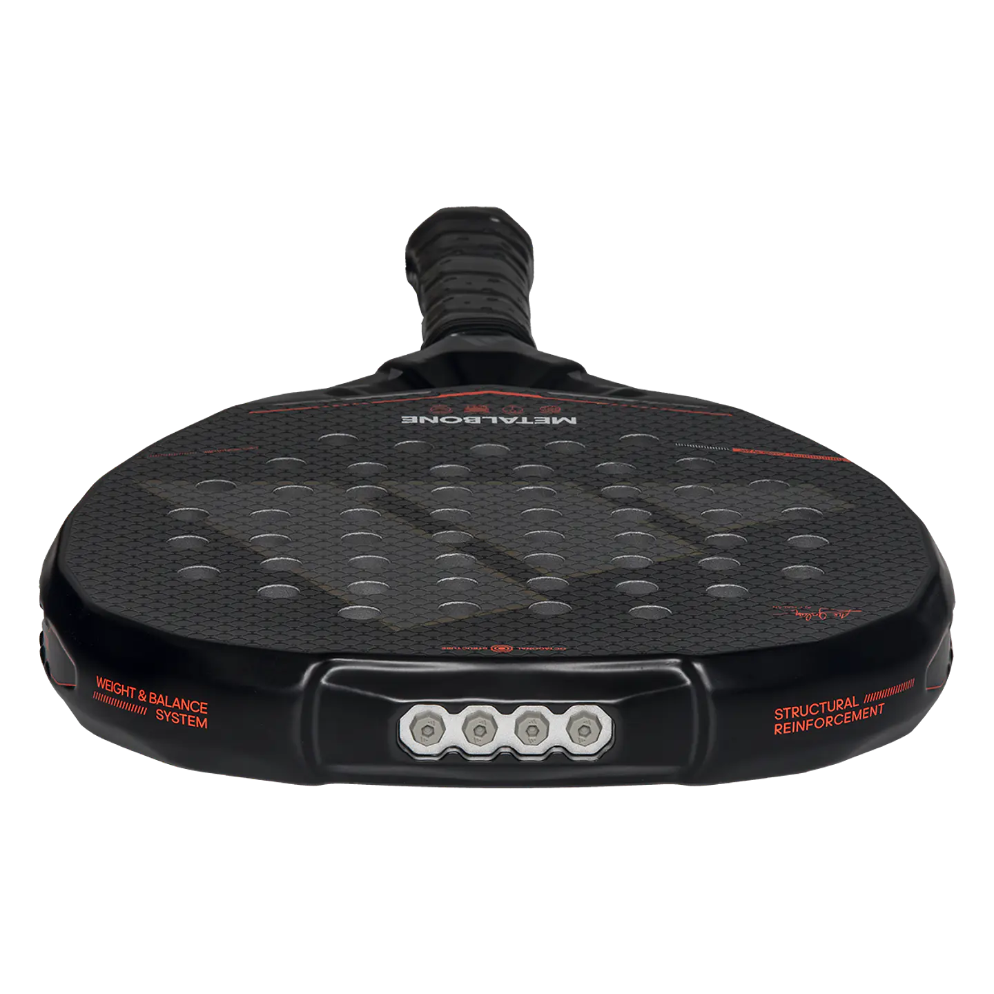 Pala de pádel Adidas Metalbone 3.5 Black Red Ale Galan 2026 11