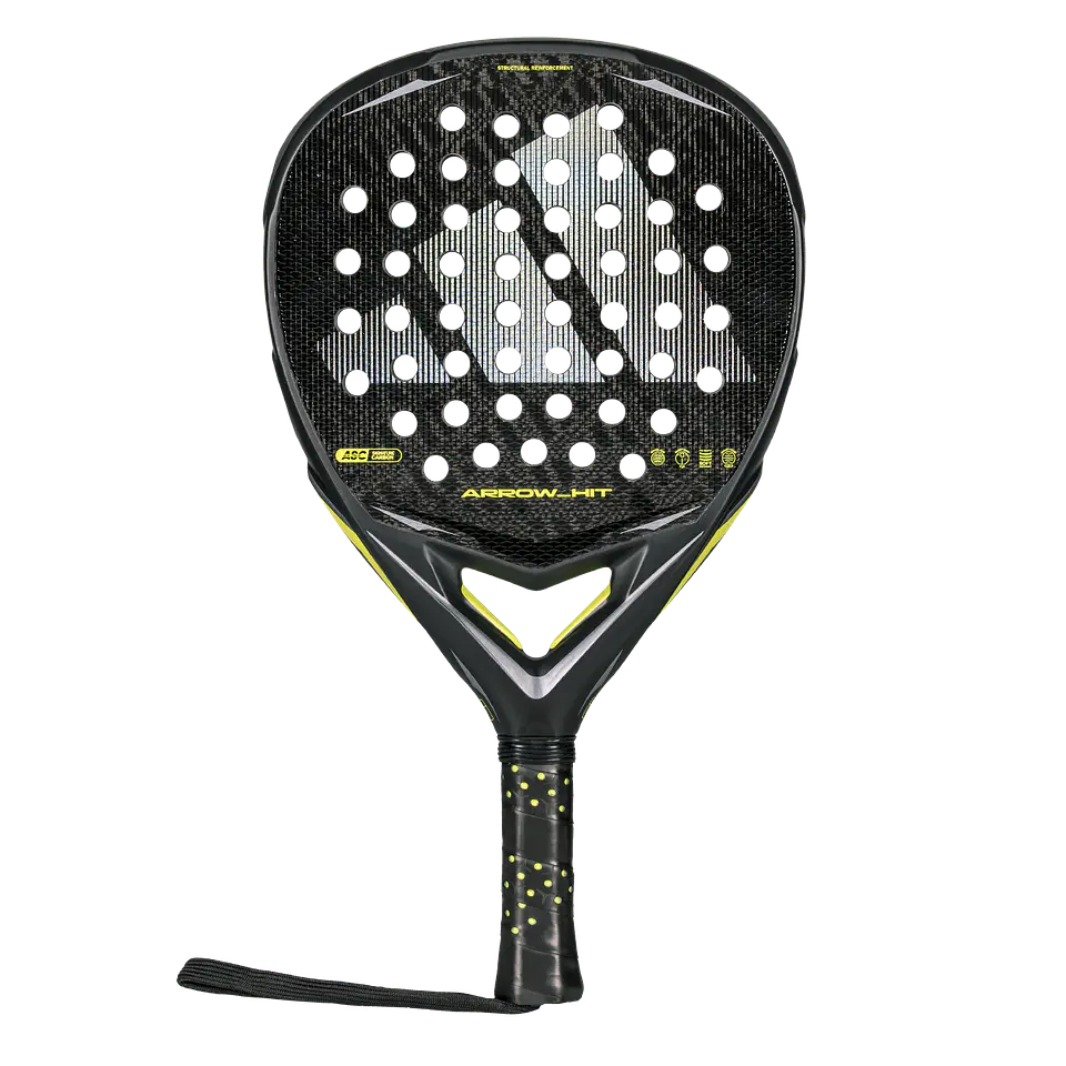Pala de pádel Adidas Arrow Hit Attack 3.5 Black Silver 2026 1
