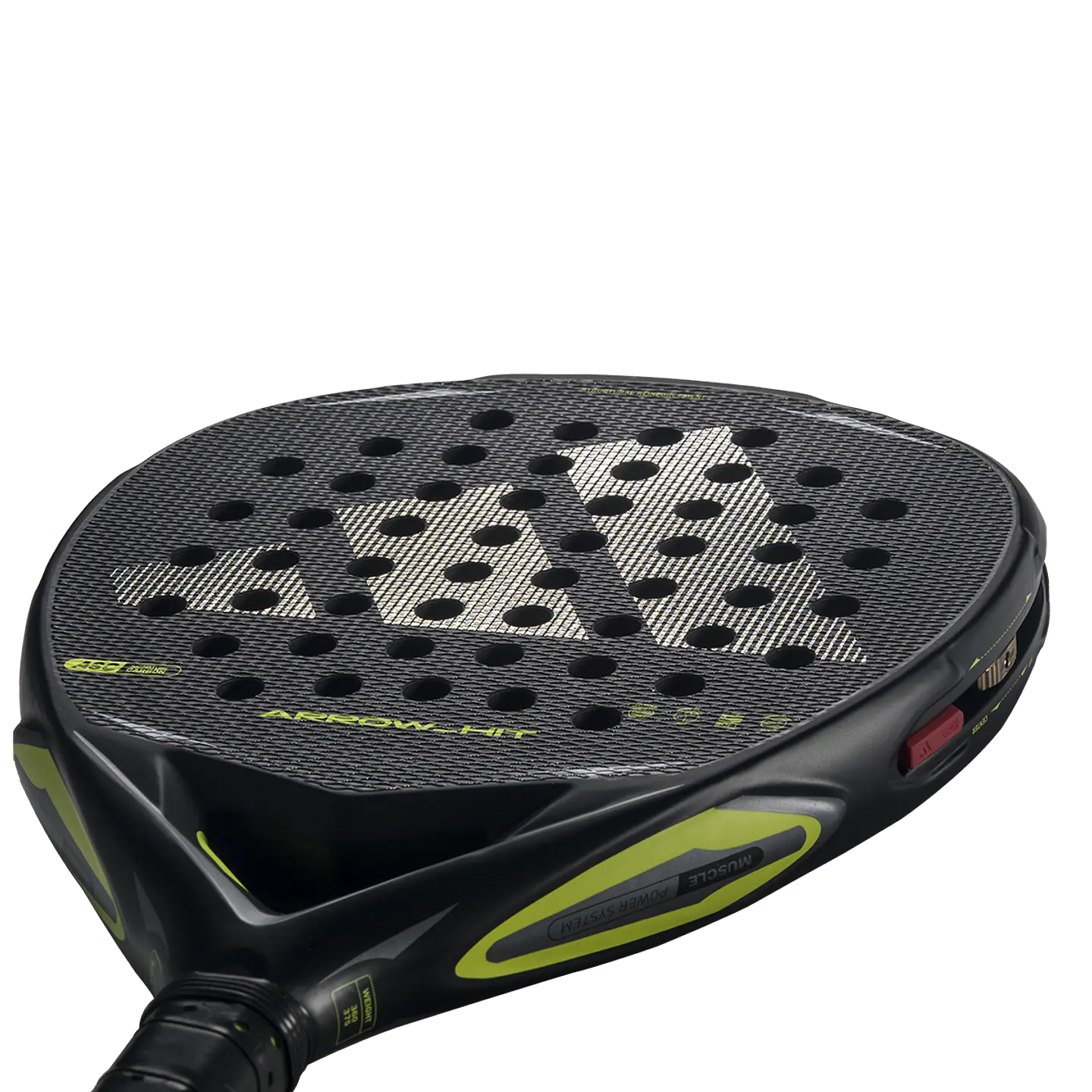 Pala de pádel Adidas Arrow Hit Attack 3.5 Black Silver 2026 4