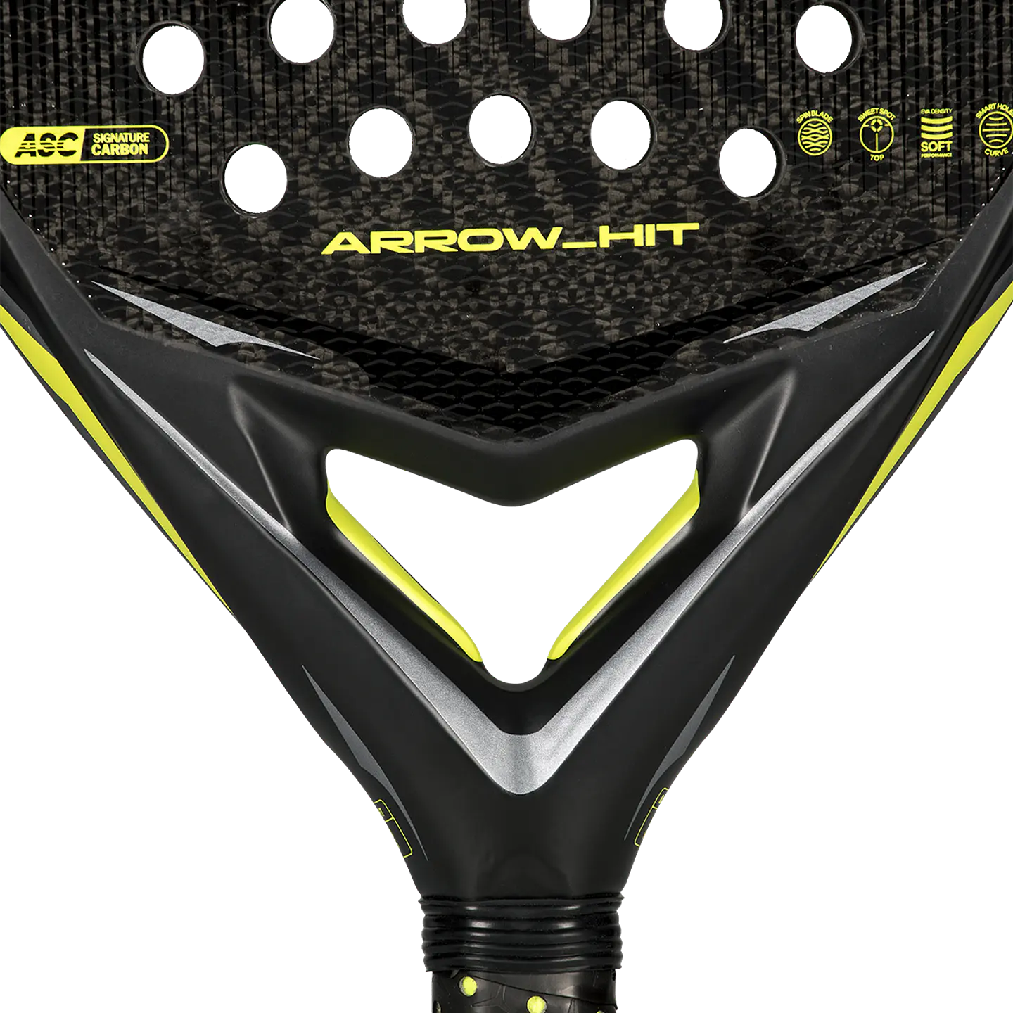 Pala de pádel Adidas Arrow Hit Attack 3.5 Black Silver 2026 7