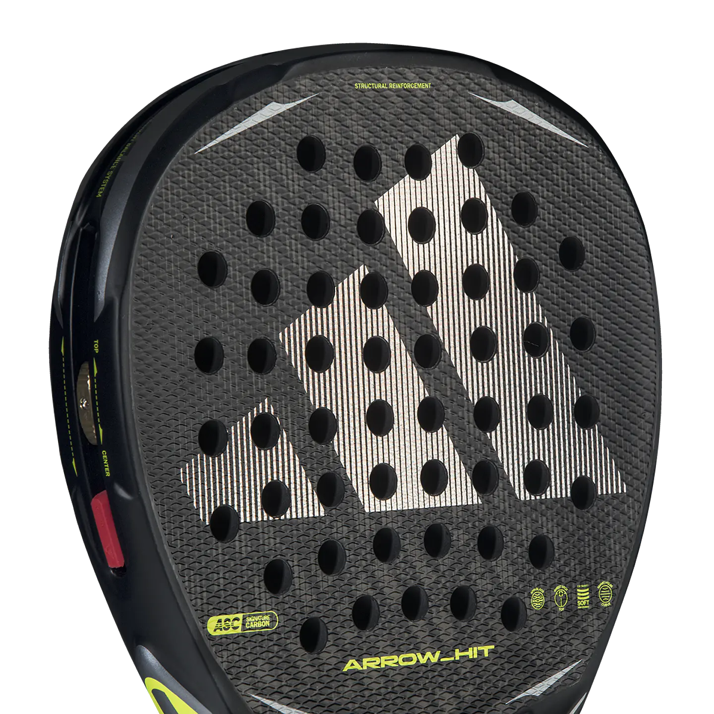Pala de pádel Adidas Arrow Hit Attack 3.5 Black Silver 2026 8