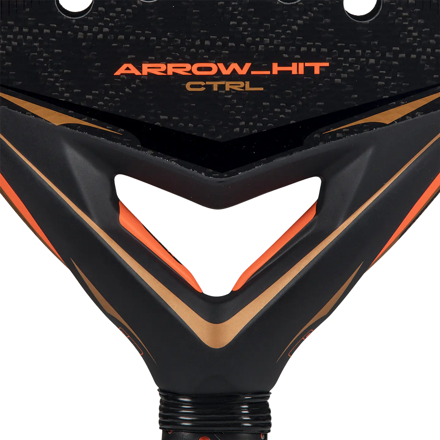 Pala de pádel Adidas Arrow Hit CTRL 3.5 Black Orange 2026 6