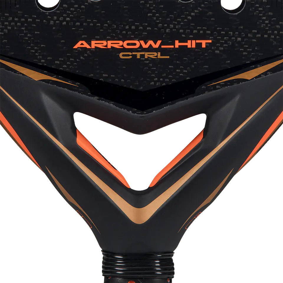 Pala de pádel Adidas Arrow Hit CTRL 3.5 Black Orange 2026 6